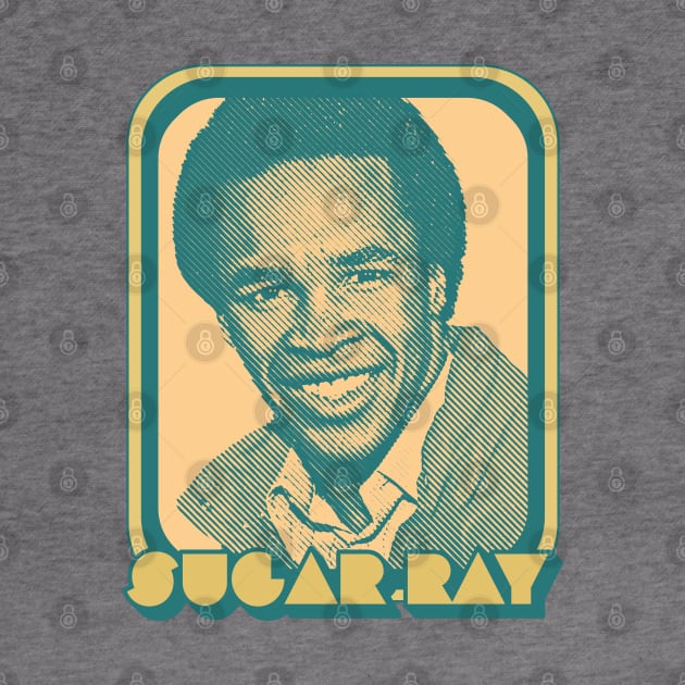 Sugar Ray Leonard  /// Retro Style Black Power Tribute Design by DankFutura